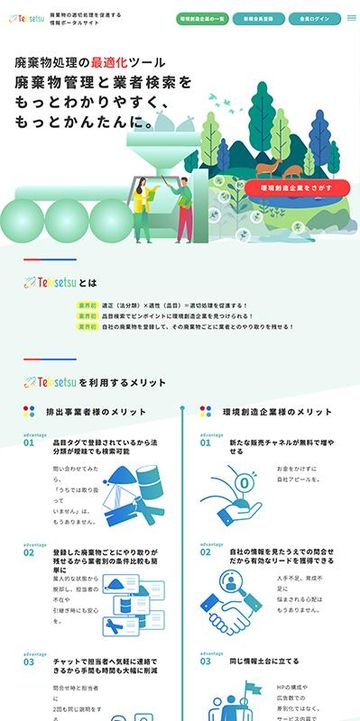 廃棄物処理業者マッチングサイト